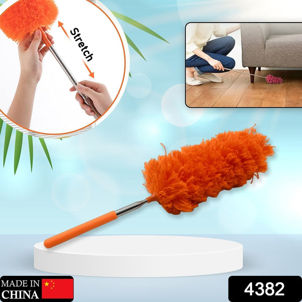 Adjustable Long Handle Microfiber Duster – Extendable, Washable Cleaning Tool for Office, Car, Computer, Air Conditioner, and More