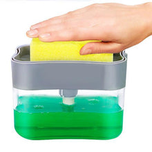 Liquid Soap Dispenser with Sponge Holder– Countertop Storage