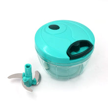 5959 Handy Mini Plastic Vegetable Chopper Cutter Onion Chopper Vegetables For Kitchen Accessories With 3 Blades