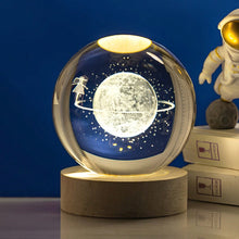 Astronaut Ball Night Light – Decorative resin base night light for living room decor (1 pc).