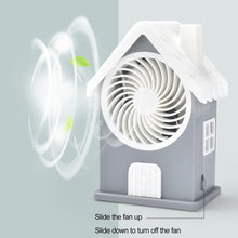 4799 Mini House Fan House Design Rechargeable Portable Personal Desk Fan For Home  Office  Kids Use (Battery Not Include)