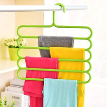 587 5 In 1 Multipurpose Plastic Hanger Assorted (5-layer) Wukusy