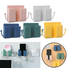 Wall-mounted Mobile Charging Holder With Dual Hooks (1 Pc) Wukusy