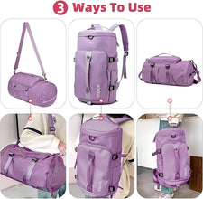 2-in-1 Travel Duffle Bag | Convertible Backpack & Shoulder Bag, Waterproof & Spacious for Men & Women Top Trendy Essentials