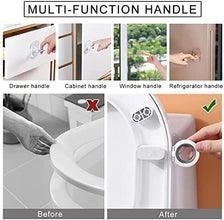 Buy 1 Get 1 Free Toilet Seat Lifter – Hygienic Self-Adhesive Handle | Touch-Free Bathroom Accessory Top Trendy Essentials