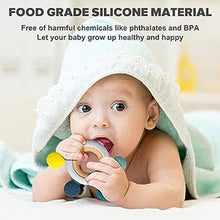 Baby Silicone & Wooden Teething Toy Ring | BPA-Free Grasping Teether for Infants (0–12 Months) Top Trendy Essentials