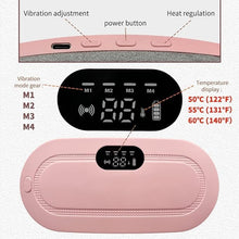 Period Cramp Relief Heating Pad with Massage Modes & LED Display | Portable Pain Relief Belt (Pink) Top Trendy Essentials