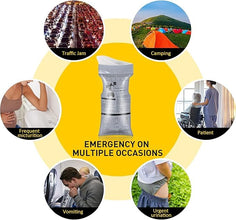 Disposable Emergency Urinal Bags (Pack of 4) | Portable Leak-Proof Pee & Vomit Bags for Travel & Camping Top Trendy Essentials