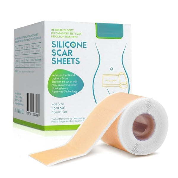 Reusable Silicone Scar Removal Tape | Medical-Grade Sheets for C-Section, Acne & Surgical Scars Top Trendy Essentials
