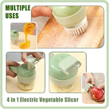 4 in 1 Portable Electric Vegetable Cutter Set 4nmtwe-ev