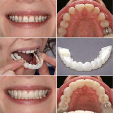 Instant and Confident on Smile Fit Flex Cosmetic Teeth Denture Teeth - Top Trendy Essentials