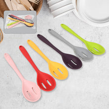 Multipurpose Silicone Spoon Silicone Basting Spoon Non-stick Kitchen Utensils Household Gadgets Heat-resistant Non Stick Spoons Kitchen Cookware Items For Cooking And Baking (6 Pcs Set)