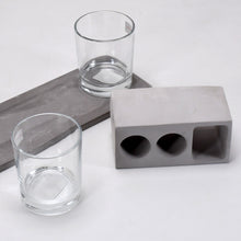 2-Wine Glass Marble Holder - Attractive Design for Hotel & Cafe Use