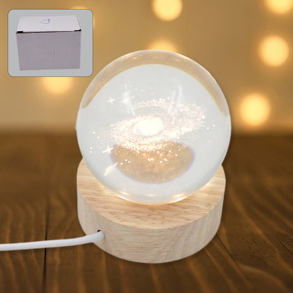 3d Crystal Ball Lamps With Base (1 Pc)