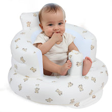 Inflatable Baby Support Seat with Built-In Pump | Safe Infant Floor Seat for 3–36 Months (Bear Design) Top Trendy Essentials