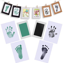 Inkless Baby Handprint & Footprint Kit | Clean-Touch Non-Toxic Imprint Pad with Cards (Black) Top Trendy Essentials