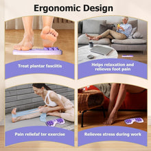 Portable Double Foot Massage Roller | Dual Foot Reflexology & Acupressure Tool for Daily Relaxation (Purple) Top Trendy Essentials
