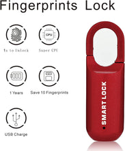 Smart Fingerprint Padlock – USB Rechargeable, Keyless Security! Wukusy