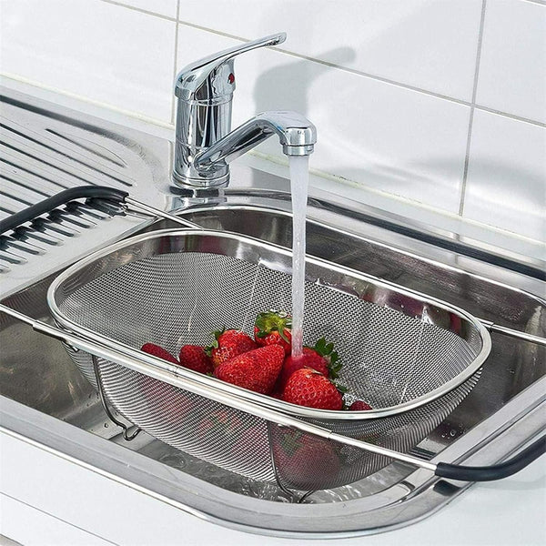 Stainless Steel Colander Oval Shape Big Size 4nmtwe-ev