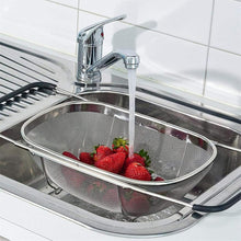 Stainless Steel Colander Oval Shape Big Size 4nmtwe-ev