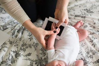 Inkless Baby Handprint & Footprint Kit | Clean-Touch Non-Toxic Imprint Pad with Cards (Black) Top Trendy Essentials