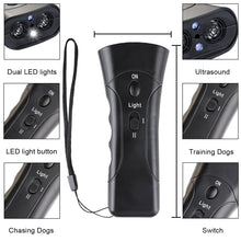Ultrasonic Dog Chaser | Portable Dog Training & Bark Control Device with Flashlight Top Trendy Essentials