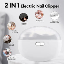 Electric Nail Clipper | Automatic Nail Trimmer & Polisher with Light and 2 Speeds for Kids & Elderly Top Trendy Essentials