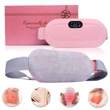 Period Cramp Relief Heating Pad with Massage Modes & LED Display | Portable Pain Relief Belt (Pink) Top Trendy Essentials