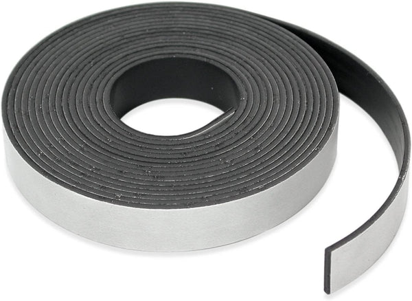 Flexible Magnetic Tape Roll with 3M Adhesive | Cuttable Sticky Magnet Strip for Home & Office (1cm x 3m) Top Trendy Essentials