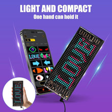 Flexible LED Matrix Panel Display | Bluetooth App-Controlled Scrolling LED Sign for Car & Advertising (7×3 Inch) Top Trendy Essentials