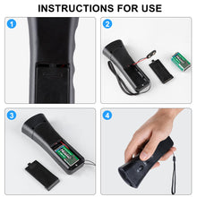 Ultrasonic Dog Chaser | Portable Dog Training & Bark Control Device with Flashlight Top Trendy Essentials