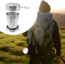 Stainless Steel Folding Travel Cup with Keychain -  BUY 1 GET 2 FREE TTExDeo Dap