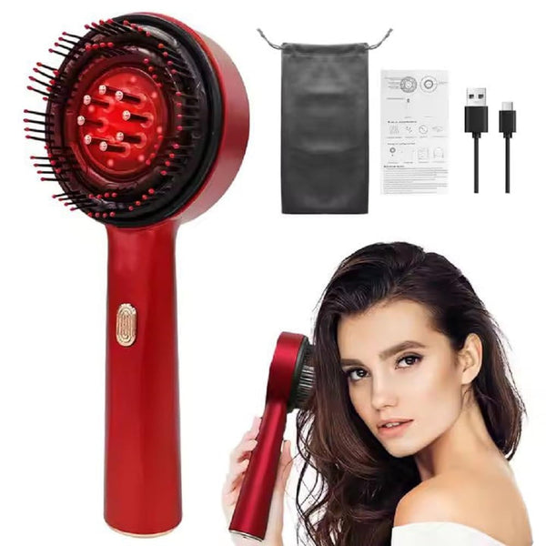 Electric Red Light Scalp Massager Comb with Oil Applicator Top Trendy Essentials