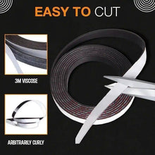 Flexible Magnetic Tape Roll with 3M Adhesive | Cuttable Sticky Magnet Strip for Home & Office (1cm x 3m) Top Trendy Essentials
