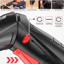 Compact Cordless Screwdriver Set with LED Light – 3.6V Rechargeable Drill & 48 Precision Bits Wukusy