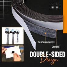 Flexible Magnetic Tape Roll with 3M Adhesive | Cuttable Sticky Magnet Strip for Home & Office (1cm x 3m) Top Trendy Essentials
