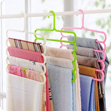 587 5 In 1 Multipurpose Plastic Hanger Assorted (5-layer) Wukusy
