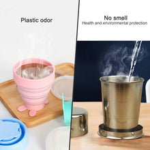Stainless Steel Folding Travel Cup with Keychain -  BUY 1 GET 2 FREE TTExDeo Dap