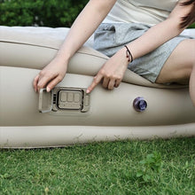 Inflatable Elevated Air Bed with Built-In Pump – Double Size Comfort Anywhere! - Top Trendy Essentials