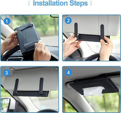 Automobile Car Sunshade Paper Towel Box 4nmtwe-ev