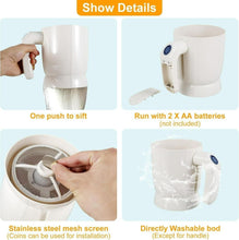 Battery Operated Electric Flour Sifter 4nmtwe-ev