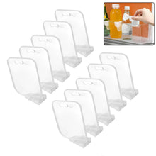 Plastic Storage Baskets Space Allocator Refrigerator Organizer Bins Partition Clip (10 Pcs Set) Wukusy