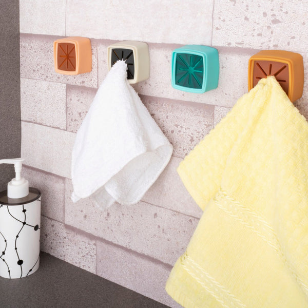 4-Piece Towel Holder Set – Ideal for Bathroom Towel Hanging & Storage