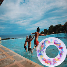 Swim Ring For Adults Conveniently Portable Feathers Swimming Ring For Water Play For Beaches Swimming Summer Vacation Womens Mens (1 Pc)