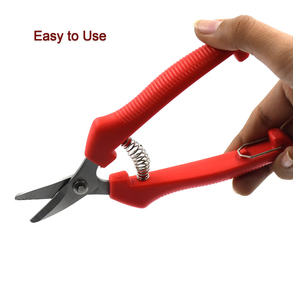 9135 Heavy Duty Stainless Steel Wire Cutter Nonslip Trimming Scissors Durable Not Easy To Wear For Gardening Pruning Of Fruit Trees Flowers And Plants