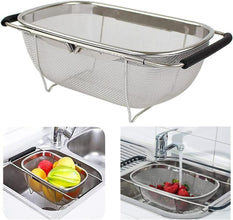 Stainless Steel Colander Oval Shape Big Size 4nmtwe-ev