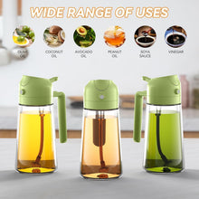 2-in-1 Glass Oil Sprayer & Dispenser - Top Trendy Essentials