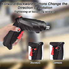Compact Cordless Screwdriver Set with LED Light – 3.6V Rechargeable Drill & 48 Precision Bits Wukusy