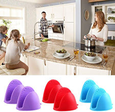 Buy Silicone Pinch Grip Mini Oven Mitts (Set of 2) – Heat Resistant, Non-Slip Kitchen Holders | Buy 1 Get 1 Free Top Trendy Essentials