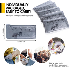 Disposable Emergency Urinal Bags (Pack of 4) | Portable Leak-Proof Pee & Vomit Bags for Travel & Camping Top Trendy Essentials